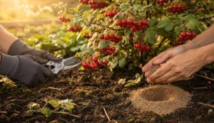 Vóór 15 maart: deze 2 handelingen in de tuin verdubbelen de oogst van dit rode vruchtje dat velen vergeten