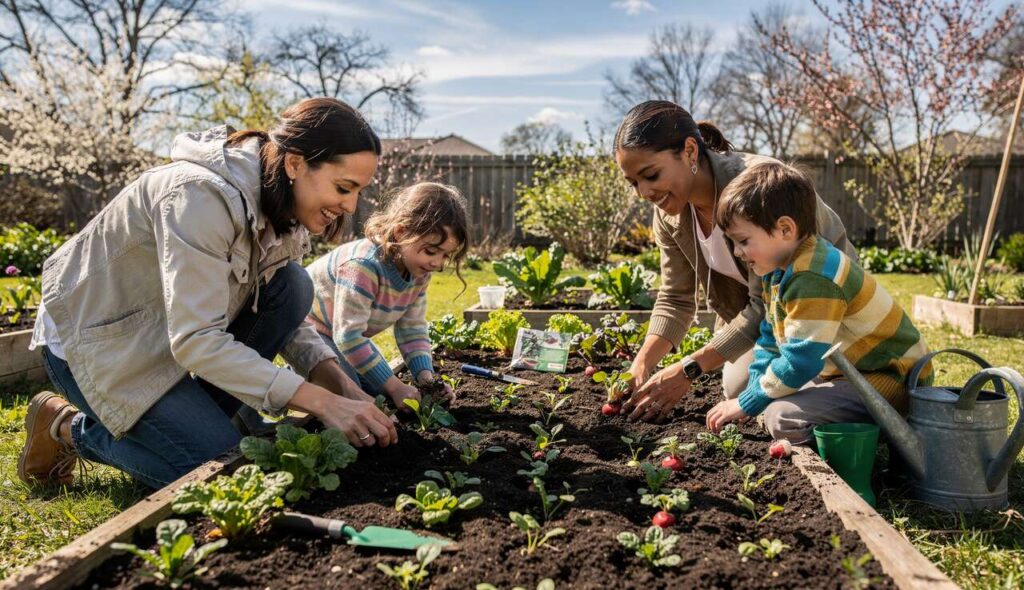 Moestuin met kinderen: deze 5 snelgroeiende groenten zaaien in maart motiveert het hele gezin
