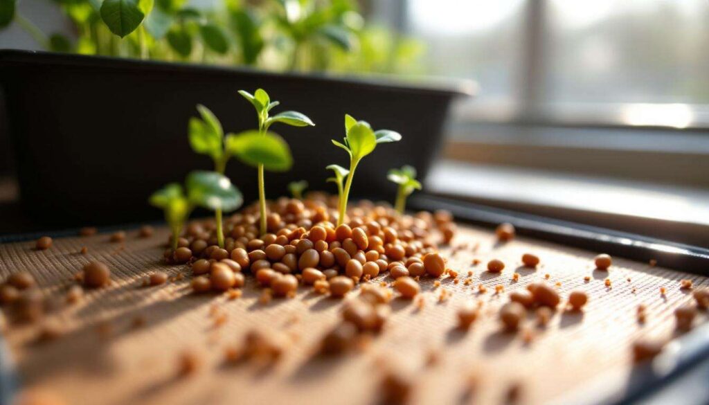 Paprika's voorzaaien in maart: waarom een warmtemat het verschil maakt voor de kieming